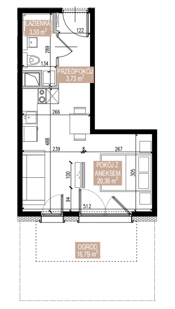 Rzut Apartamenty Świeradowska - SWA-1-04