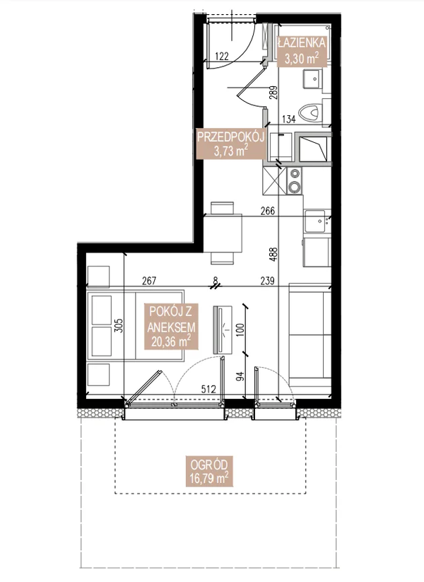 Rzut Apartamenty Świeradowska - SWA-1-05