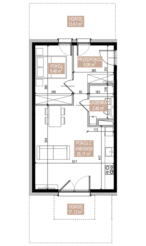 Rzut Apartamenty Świeradowska - SWA-2-01