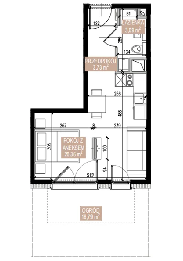 Rzut Apartamenty Świeradowska - SWA-2-05