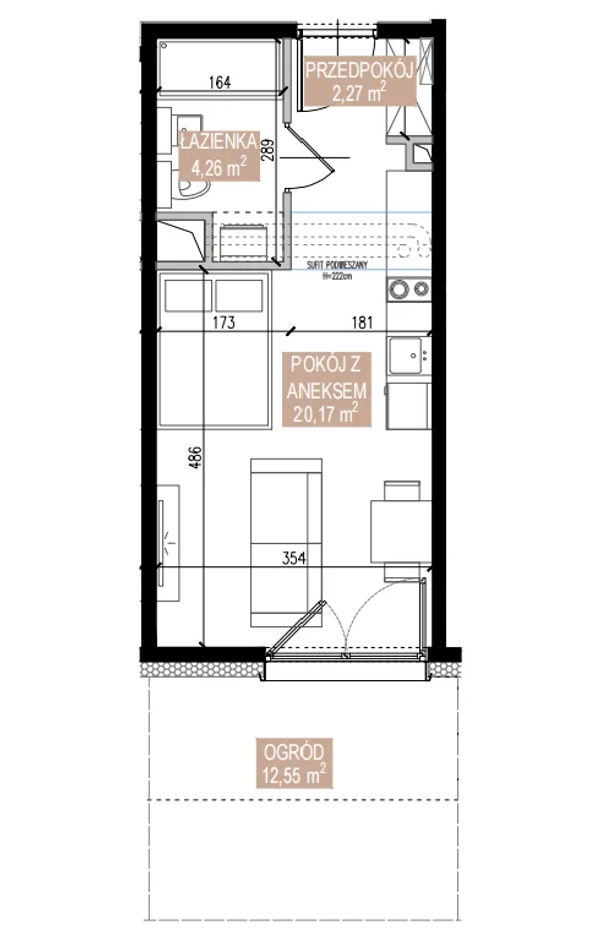 Rzut Apartamenty Świeradowska - SWA-2-07