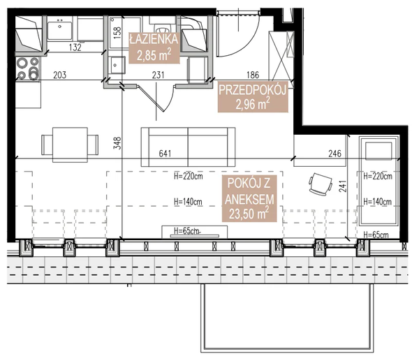 Rzut Apartamenty Świeradowska - SWA-2-32