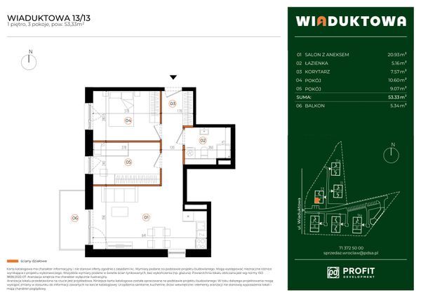 Rzut Wiaduktowa - WI_13_13