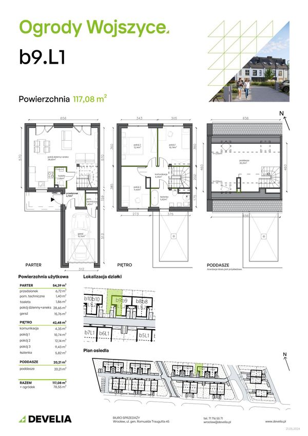 Rzut Ogrody Wojszyce - B09-L1