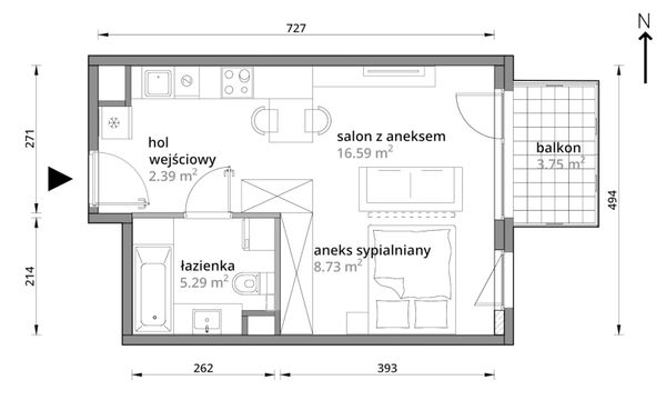 Rzut Aleje Praskie - B/015