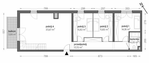 Rzut Ceglana Park - B2/B/27