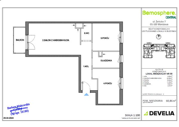 Rzut BemoSphere City - CE/1 B 55