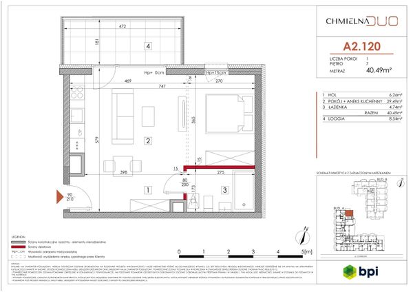 Rzut Chmielna Duo - A2.120