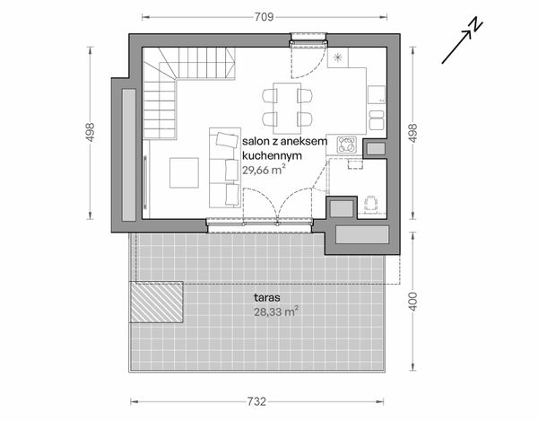 Rzut Ceglana Park - B7/A/22