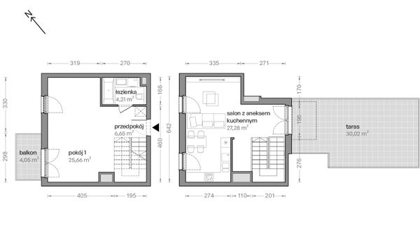 Rzut Ceglana Park - B4/A/42