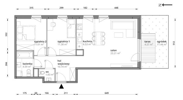 Rzut Aleje Praskie - A/143