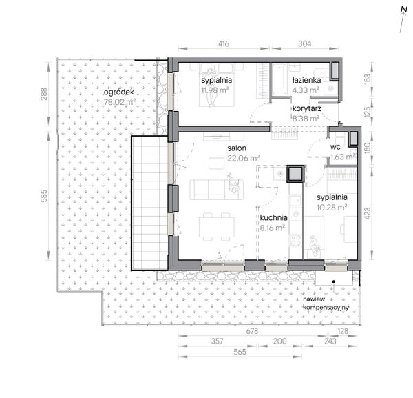 Rzut Przy Parku Vita - M2/3/0/03