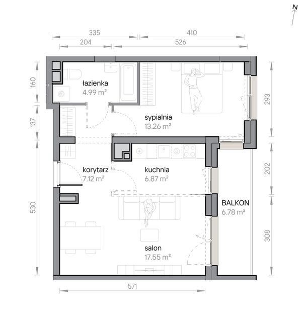 Rzut Przy Parku Vita - M2/3/4/50