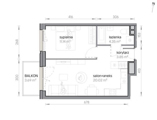 Rzut Przy Parku Vita - M2/3/5/53