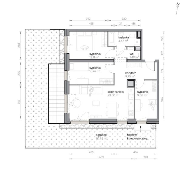 Rzut Przy Parku Vita - M2/1/0/04