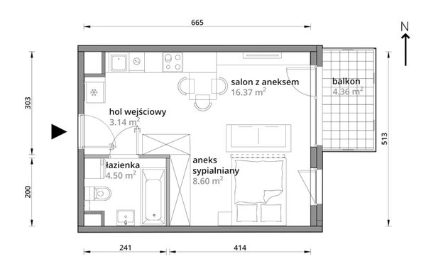 Rzut Aleje Praskie - A/121