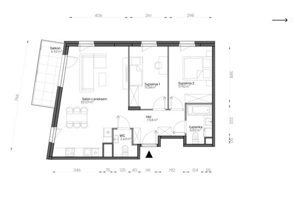 Rzut Aleje Praskie - 127/8