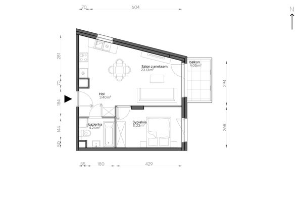 Rzut Aleje Praskie - 115/8