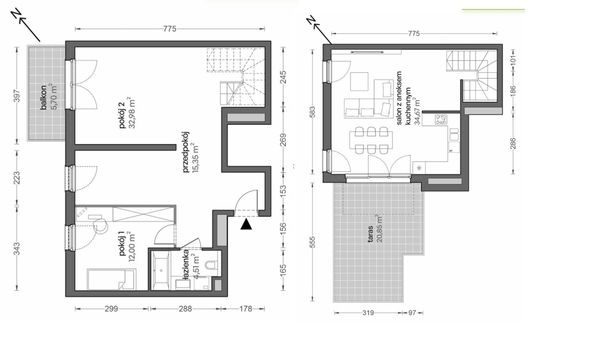 Rzut Ceglana Park - B3/A/43