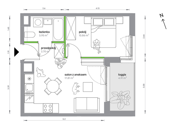 Rzut M Bemowo - AB0202/4