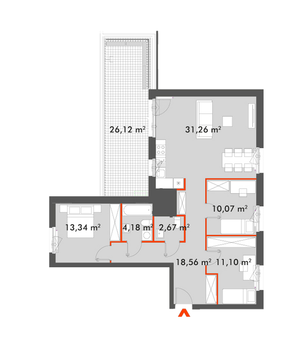 Rzut Splot Wola - F1.A.06.04