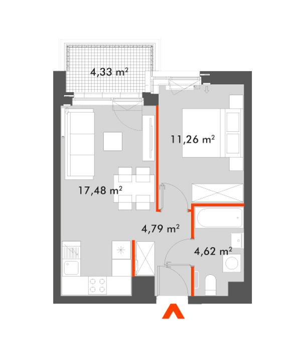 Rzut Splot Wola - F1.C.02.05