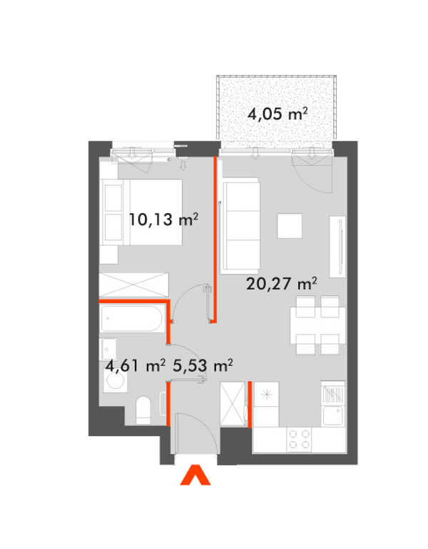 Rzut Splot Wola - F1.C.03.09