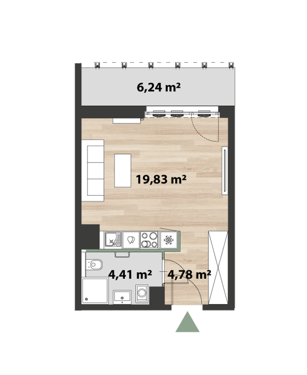 Rzut Bukowińska Mokotów - F1.A.06.01