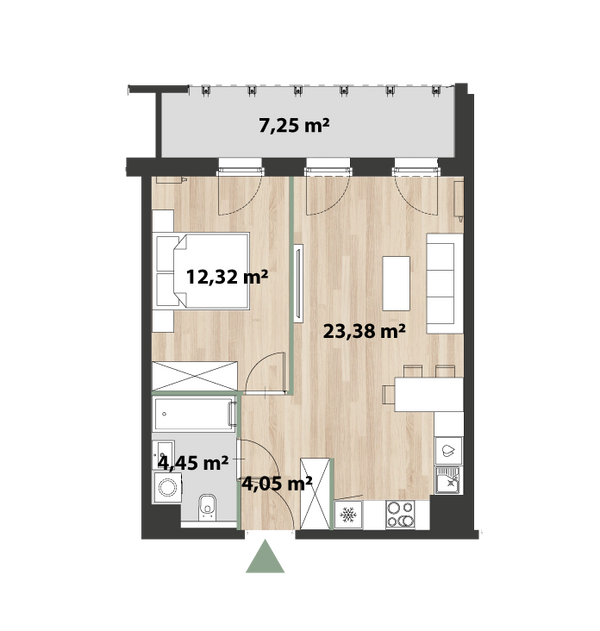 Rzut Bukowińska Mokotów - F1.A.07.06