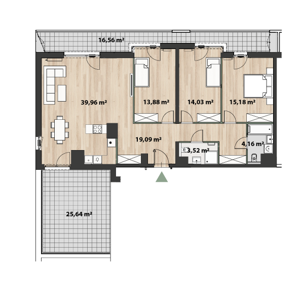 Rzut Bukowińska Mokotów - F1.A.09.01