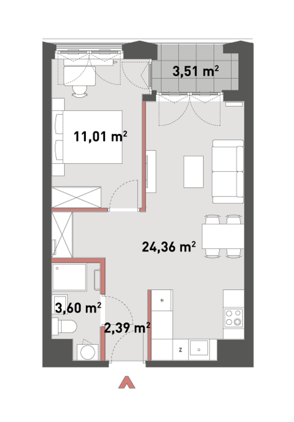 Rzut Żelazna 54 - A.07.05