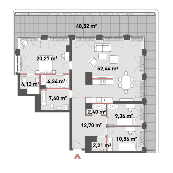Rzut Żelazna 54 - A.08.01