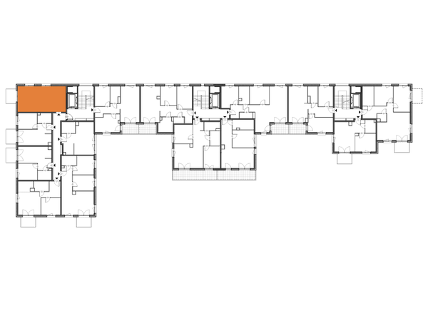 Rzut Apartamenty Portowa - A.01.01
