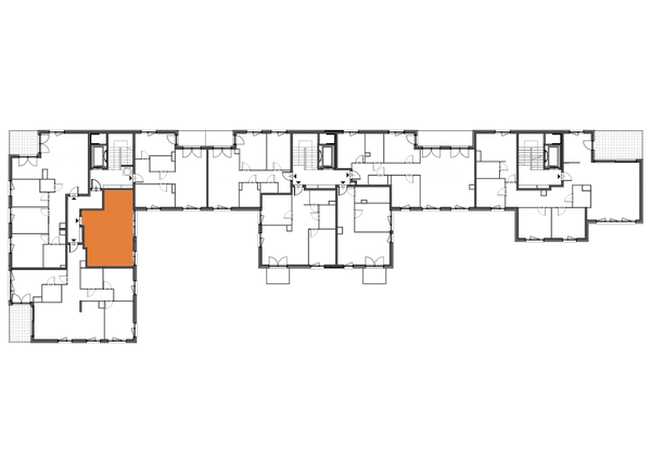 Rzut Apartamenty Portowa - A.07.03