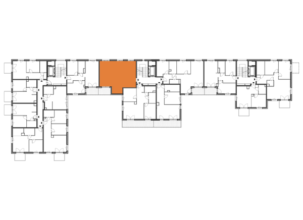 Rzut Apartamenty Portowa - B.01.01