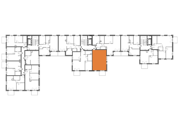 Rzut Apartamenty Portowa - B.02.03
