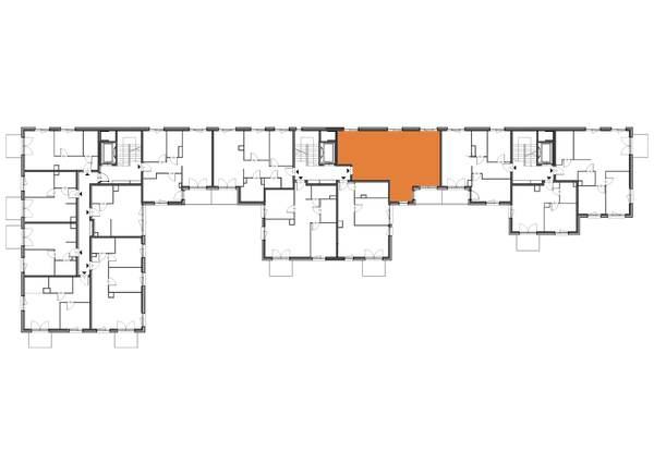 Rzut Apartamenty Portowa - B.02.04