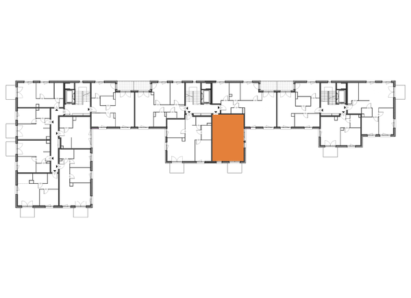 Rzut Apartamenty Portowa - B.04.03