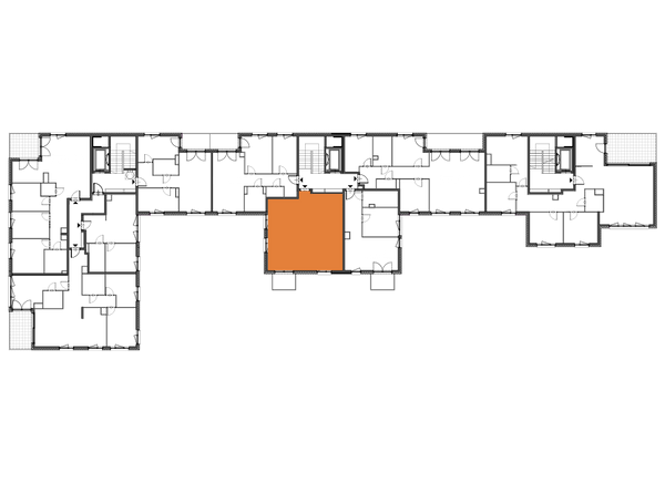 Rzut Apartamenty Portowa - B.07.02