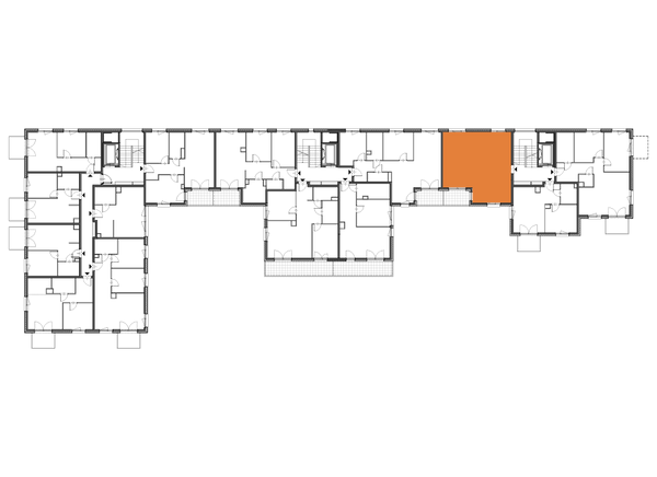 Rzut Apartamenty Portowa - C.01.01