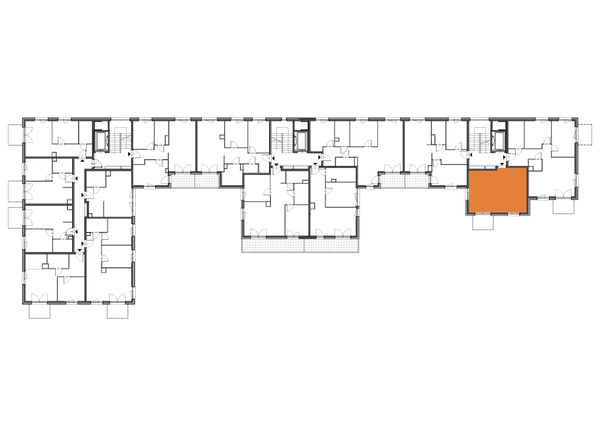 Rzut Apartamenty Portowa - C.01.02