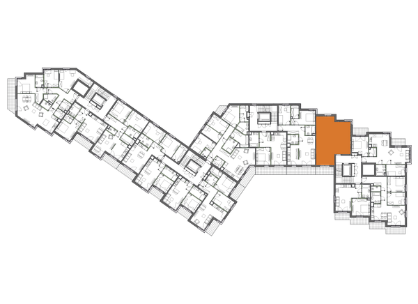 Rzut Sady Żoliborz II - F2.A.02.01