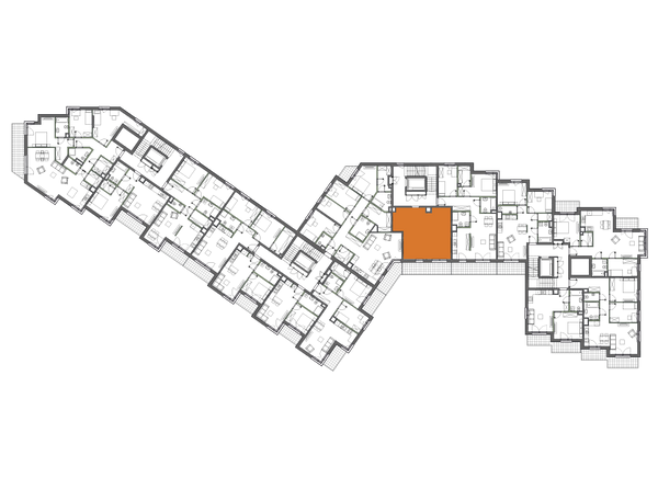 Rzut Sady Żoliborz II - F2.B.02.02