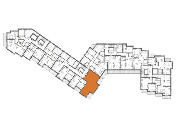 Rzut Sady Żoliborz II - F2.C.02.01