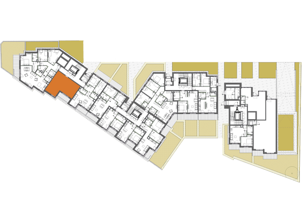 Rzut Sady Żoliborz II - F2.D.00.02