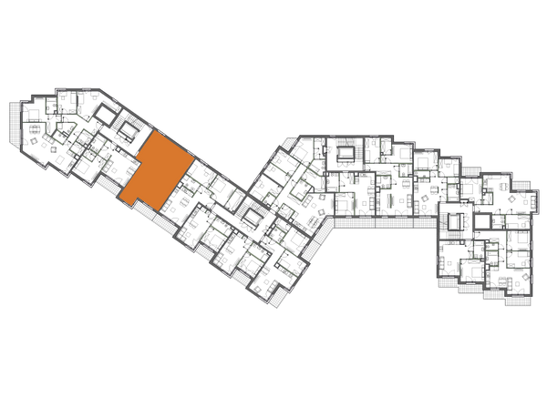 Rzut Sady Żoliborz II - F2.D.01.01