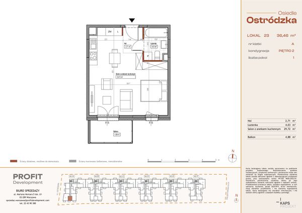Rzut Osiedle Ostródzka - OST1_A_3_23