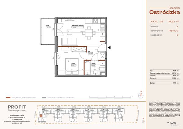 Rzut Osiedle Ostródzka - OST1_A_3_25