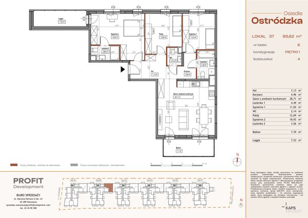 Rzut Osiedle Ostródzka - OST1_B_2_37