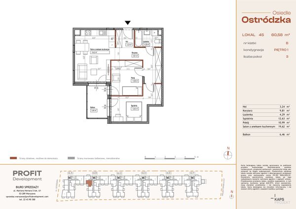 Rzut Osiedle Ostródzka - OST1_B_2_45